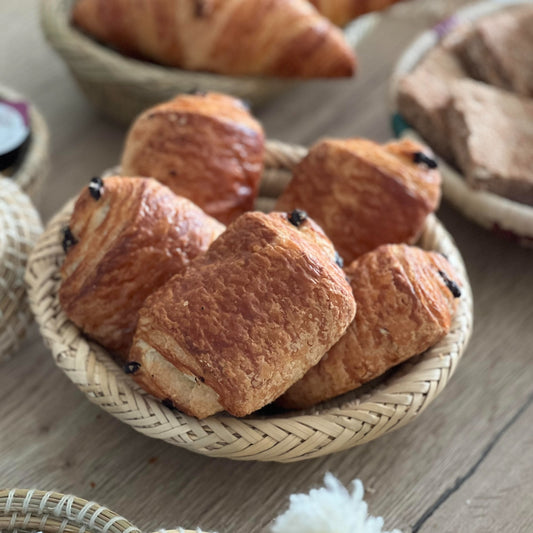 NATURAL MOROCCAN BASKET (round)