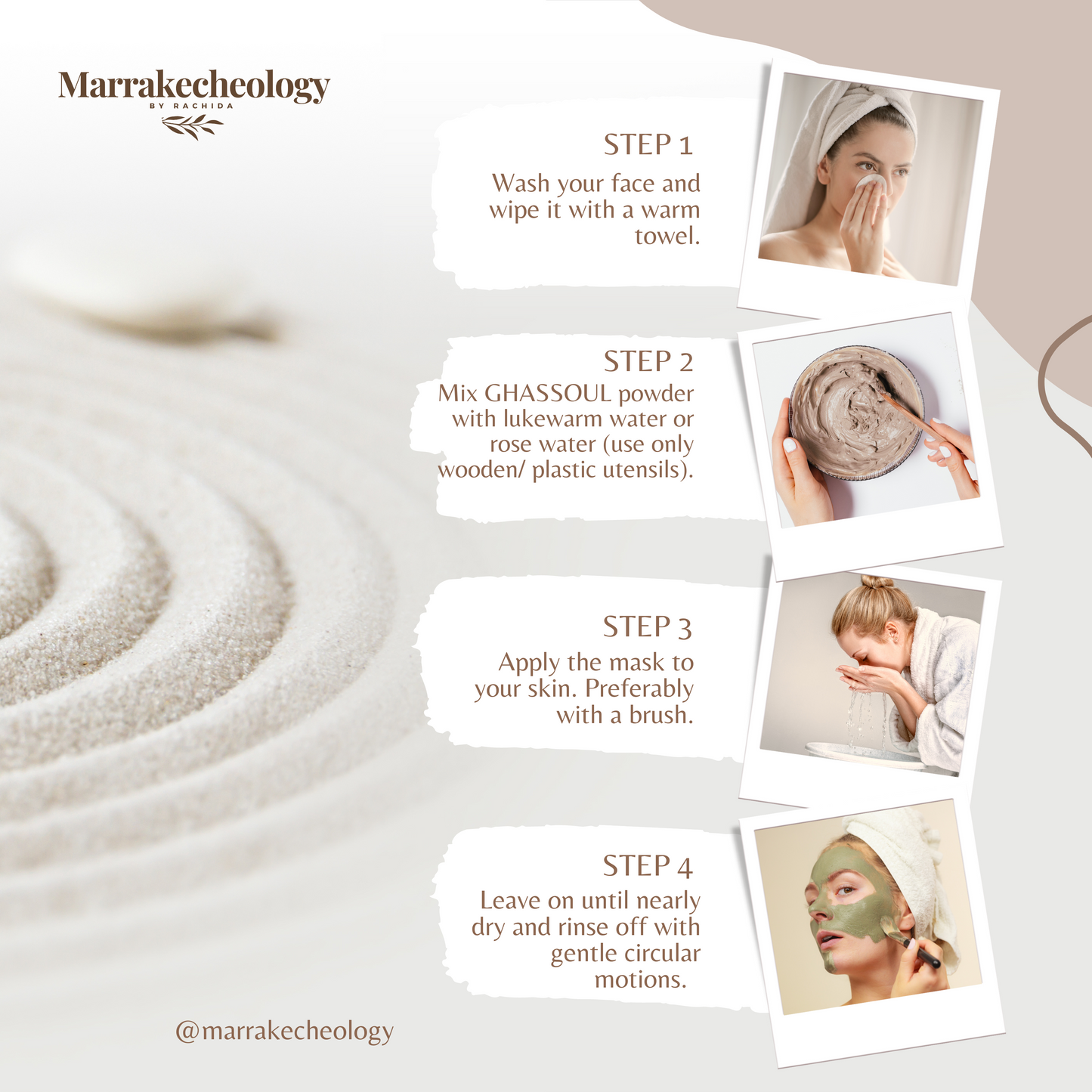 GHASSOUL Moroccan lava clay mask 200g