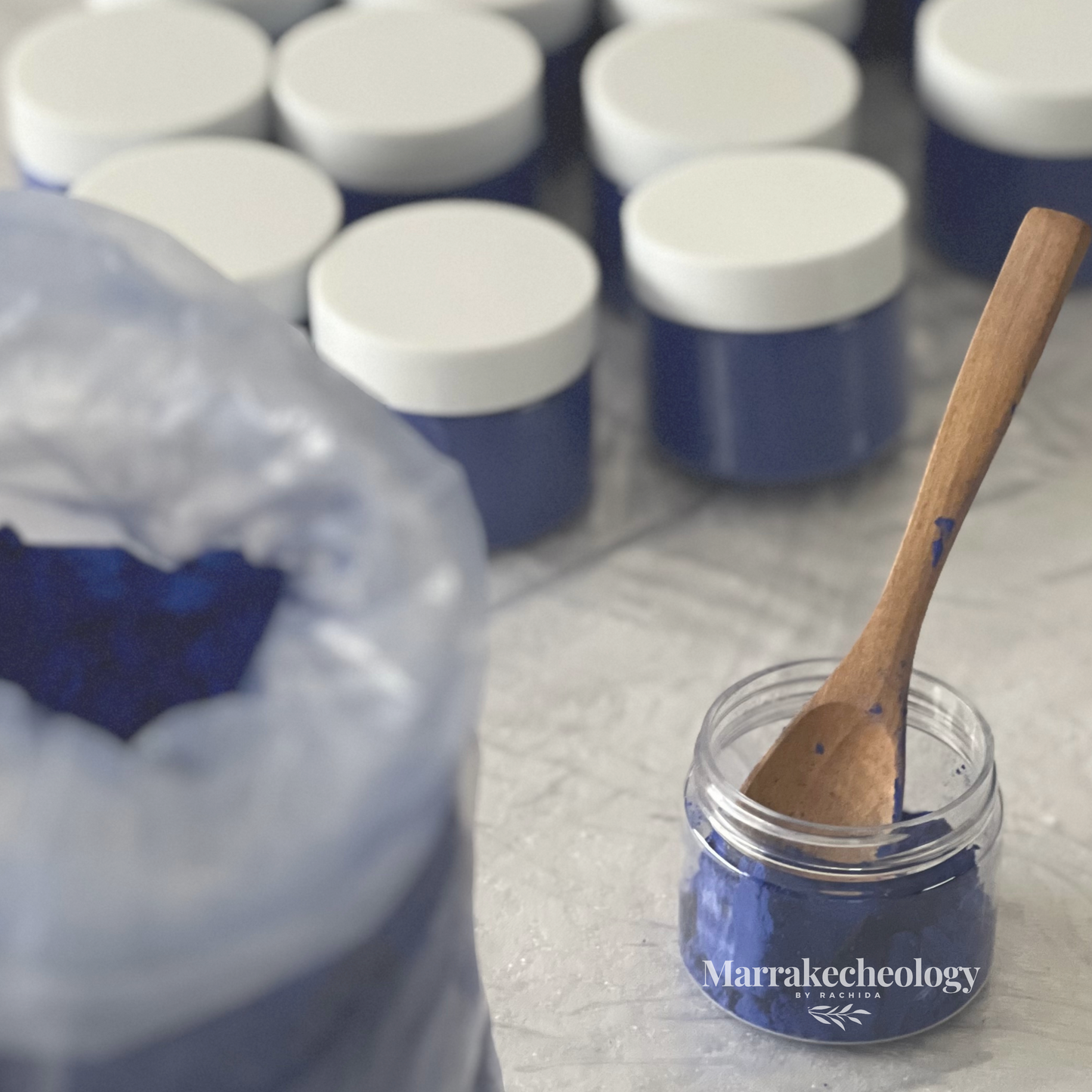 NILA Moroccan blue powder mask 40g